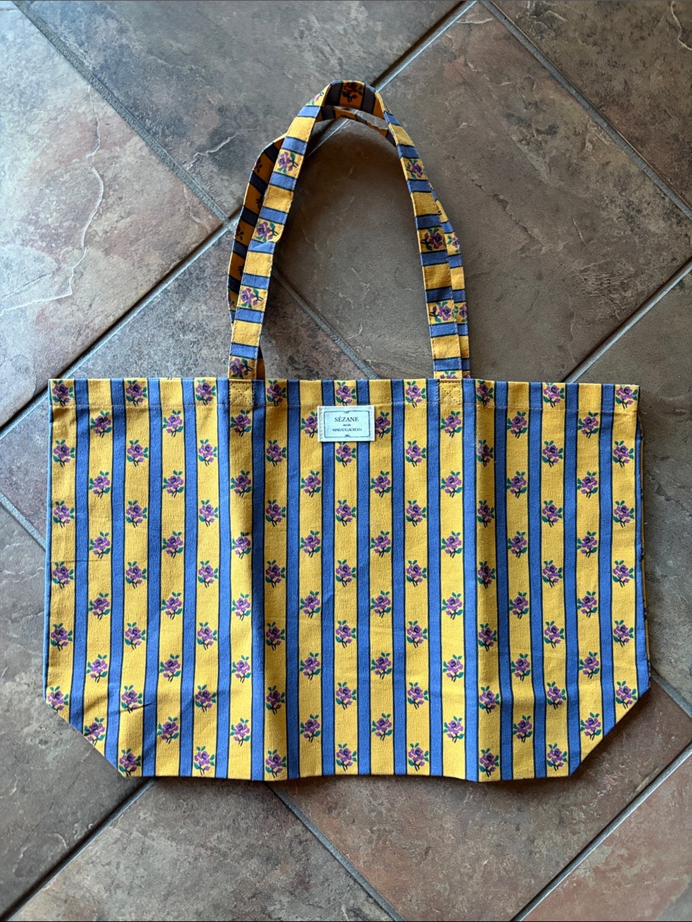 Sézane Floral Tote Bag